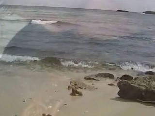Swarthy gets licked and drilled by a sickly wang outs in the sand