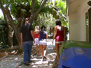 Angela Attison,Kodi Gamble and Megan Foxx are eager to enjoys a nasty fuckfest